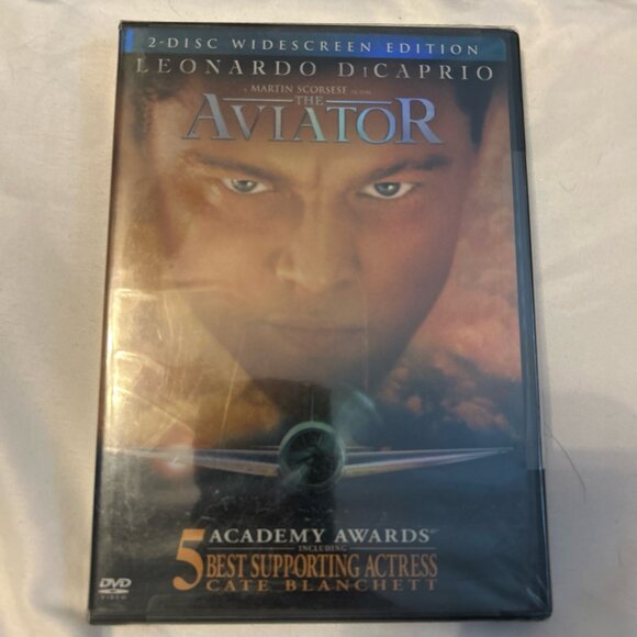 The Aviator (DVD, 2005, 2-Disc Set, Widescreen) Leonardo DiCaprio Sealed - Picture 2 of 7
